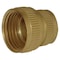 Homeplus+ ATC Brass 3/4 in. D X 3/4 in. D Hose Adapter 1 pk 6JC126301511023 - alternate 1